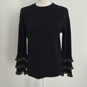 THML Black Sweater with the Cutest Sleeves!